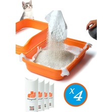 Magicat Kedi Kumu Temizleme Torba,elek, Filtre, Kürek 4'lü Avantaj Paketi 59 x 70 cm