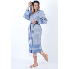 Buldan Concept Elenora Peştemal Bornoz Mavi