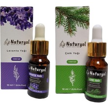 Naturyol Lavanta Yağı 10 ml + Çam Yağı 10 ml Yüzde 100 Doğal 2'li Paket