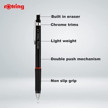 Rotring Rapid Mekanik Kurşun Kalem, Siyah, 0.5 mm