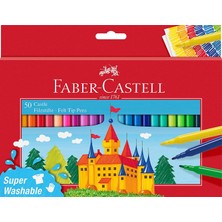 Adel Faber-Castell 554204 Castle Keçeli Kalem, 50'li