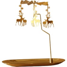 Chasoe Dönen Tealight Candle Tutucu Ruh Hali Işık Şamdan Tepsisi Ev Centerpieces Elk (Yurt Dışından)