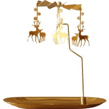 Chasoe Dönen Tealight Candle Tutucu Ruh Hali Işık Şamdan Tepsisi Ev Centerpieces Elk (Yurt Dışından)
