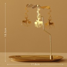 Chasoe Dönen Tealight Candle Tutucu Ruh Hali Işık Şamdan Tepsisi Ev Centerpieces Elk (Yurt Dışından)