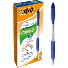 Bic Tükenmez Kalem Atlantis Classic 1.0 Basmalı 12 Li