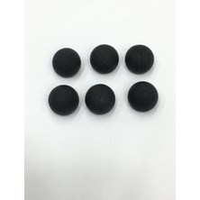 Karan Tuhafiye Italyan Mat Inci Bombeli Model Hırka Yelek  Düğmesi Takımı  6 Lı Set Siyah