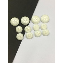 Karan Tuhafiye Blazer Ceket Düğmesi Takımı Krem