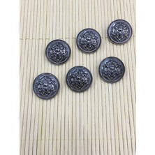 Karan Tuhafiye Trençkot ve Blazer Ceket Düğmesi Takımı Antrasit