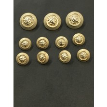 Karan Tuhafiye Blazer Ceket Düğmesi Arslan Model Gold