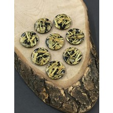 Karan Tuhafiye Trençkot Düğmesi Saman Detaylı 8 Li Set