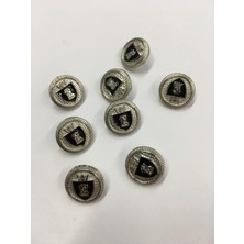 Karan Tuhafiye Metal Düğme Küçük Seri 8 Li Set
