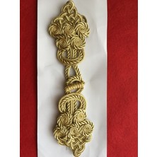 Karan Tuhafiye Japon Örgü Düğme Gold Rengi