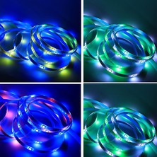Bvoe 5 M Bluetooth Rgb Işık, Uzaktan Kumanda Anahtarı ile LED Şerit Işığı (Yurt Dışından)