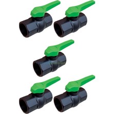 Serdrip Pvc Içten Dişli Dişi Küresel Vana 3/4" - 25MM (5 Adet)