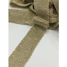 Karan Tuhafiye Zincir Örgü Dekoratif Şerit Gold 3 Metre