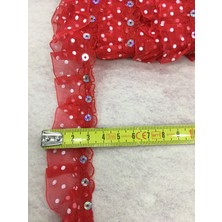 Karan Tuhafiye Puantiyeli Pileli Şerit