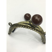 Karan Tuhafiye Çanta ve Cüzdan Klipsi 8 cm Incili Model