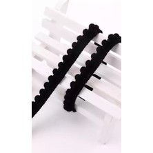 Karan Tuhafiye Şerit Ponpon / Mini Ponpon Şerit / 5 Metre