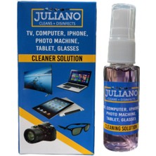 Juliano 1 Adet - Gözlük, Telefon, Ekran, Laptop, Tablet, Televizyon, Temizlik Seti – 30 ml Temizleyici