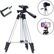 Dymax 105CM Tripod Kamera Gopro Cep Telefonu Tripot Telefon Tutucu 3 Ayak Tripod