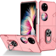 Eabhulie Huawei P50 Pocket Telefon Kılıfı - Pembe (Yurt Dışından)