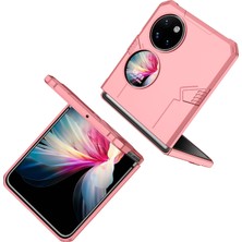 Eabhulie Huawei P50 Pocket Telefon Kılıfı - Pembe (Yurt Dışından)