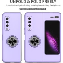 Eabhulie Samsung Galaxy Fold 2019 Telefon Kılıfı - Mor (Yurt Dışından)