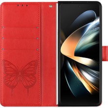 Eabhulie Samsung Galaxy Z Fold 3 5g Telefon Kılıfı - Kırmızı (Yurt Dışından)