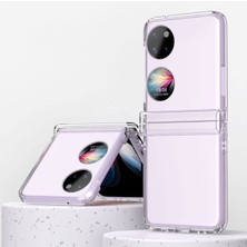 Eabhulie Huawei P50 Pocket Telefon Kılıfı - Şeffaf (Yurt Dışından)