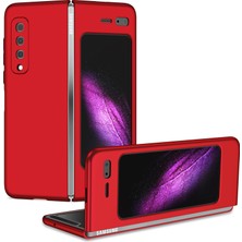 Eabhulie Samsung Galaxy Fold 2019 Telefon Kılıfı - Kırmızı (Yurt Dışından)