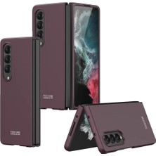 Eabhulie Samsung Galaxy Z Fold 4 5g Telefon Kılıfı - Koyu Kırmızı (Yurt Dışından)