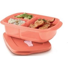 Tupperware Mikrodalga Bölmeli Beslenme Kabı 1 Lt Taşıma ve Servis İçin Pratik Çözüm