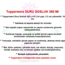 Tupperware Duru Sosluk 2'li Yağlık Sirkelik Sosluk 360 ml Hsgl