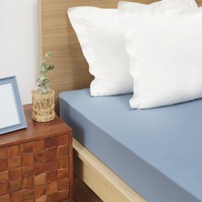 Karaca Home Indigo penye Tek kişilik Fitted Çarşaf