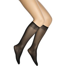 Or-Al Ten Bayan 6 Lı Paket 40 Denye Mus Dizaltı ÇORAP-500-SİYAH