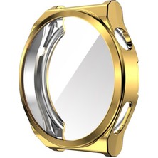Microcase Huawei Watch Gt3 Pro 46 mm Önü Kapalı Tasarım Silikon Kılıf - AL3173