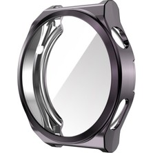 Microcase Huawei Watch Gt3 Pro 46 mm Önü Kapalı Tasarım Silikon Kılıf - AL3173