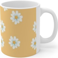 Likya Papatya Desenli Mug Kupa