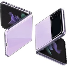 CoverZone Galaxy Z Flip 3 ile Uyumlu Kılıf Katlanabilen Şeffaf Flip 3 ile Uyumlu Wonderful Kılıf Şeffaf