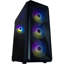 Vento VG10F 650W Atx Gaming Bilgisayar Kasası Siyah