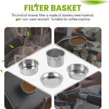 Adet 51MM Kahve Filtresi Yedek Filtre Sepeti Kahve Dipsiz Portafilter Espresso Makinesi Parçaları Için