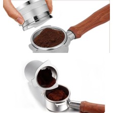 Eller Serbest Dozaj Fincan 54MM Espresso Kahve Dozaj Hunisi Eloksallı Alüminyum 53MM Çift Taraflı 2'si 1 Arada Kahve Dağıtıcı