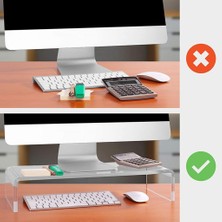Monitör Stand Raf Masa Dizüstü Dizüstü Bilgisayar Bilgisayar Ekran Yükseltici Tepsi Tutucu