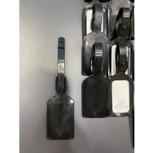 Seyahat Aksesuar Siyah 25 Adet Bagaj Etiketi , Isimlik ,kartlık , Çanta Etiketi