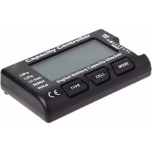 Robotistan RC CellMeter 7 Dijital Pil Kapasitesi Denetleyicisi LiPo LiFe Li-ion Nicd NiMH Akü Voltaj Test Cihazı CellMeter7'yi Kontrol Eder