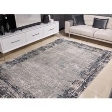 Gümüşsuyu  Ipekzade 100 11381 Yüksek Kalite Modern Gri Salon Halısı Polllini Halı