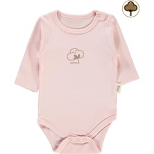 Civil Baby Bebek Organik Çıtçıtlı Badi 0-18 Ay Pembe