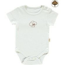 Civil Baby Bebek Organik Çıtçıtlı Badi 0-18 Ay Ekru