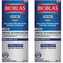 Bioblas For Men Kepek Ve Saç Dökülmesine Karşı Şampuan 360 Ml 2 Adet