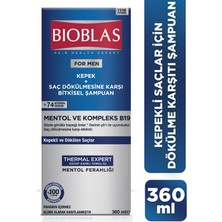 Bioblas For Men Kepek Ve Saç Dökülmesine Karşı Şampuan 360 Ml 2 Adet